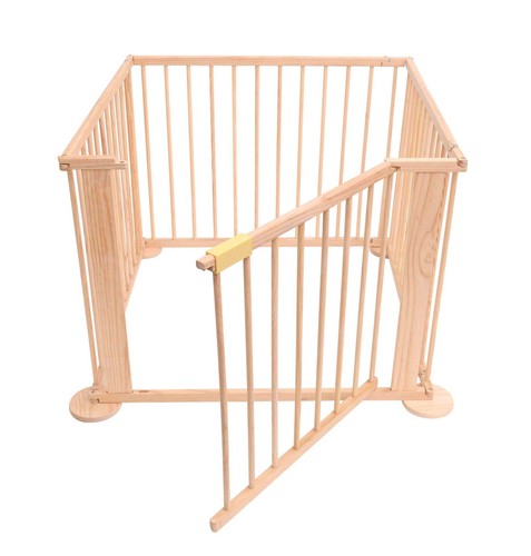 Parc bebe carre bois 6m - bois, 3.6m