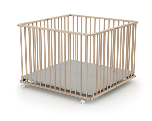 Parc bébé pliant bois 100 - pliant,